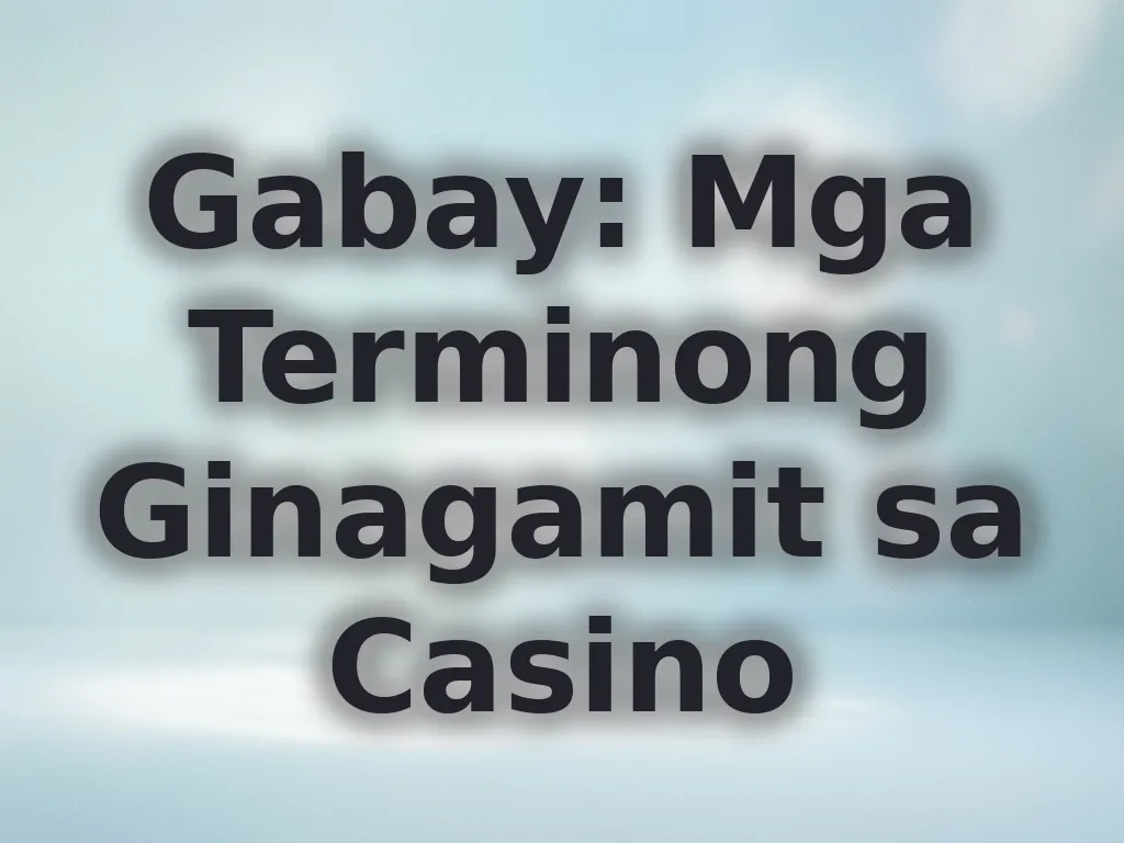 Terminong casino